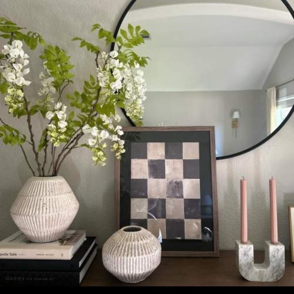 Studio McGee 16x20 Checkered Board Framed Wall Art - Picture 2 of 6